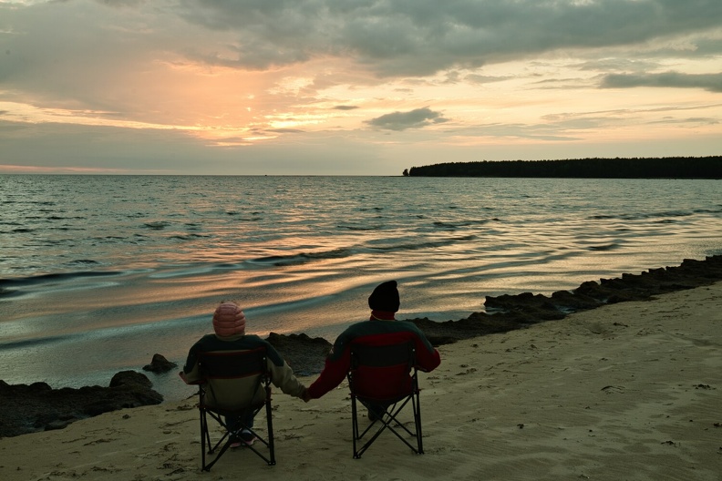 Coucher de soleil - Estonie