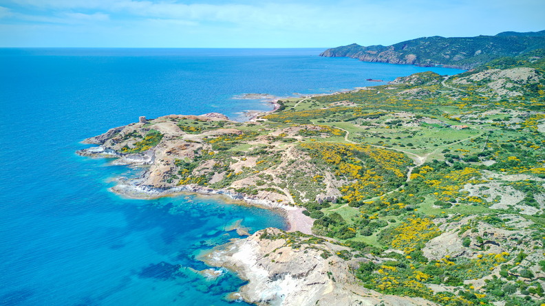 Route côtière entre Bosa et Alghero