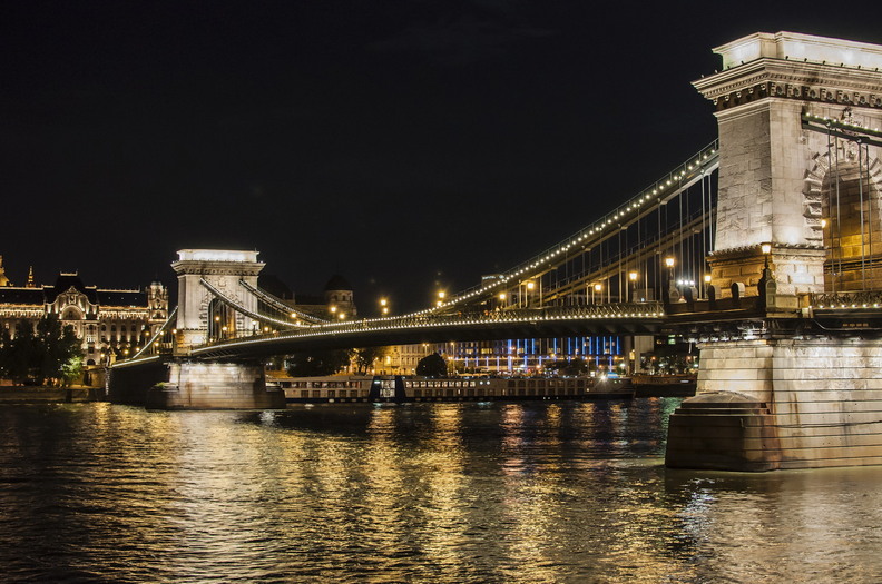 Le pont des cha&icirc;nes Budapest