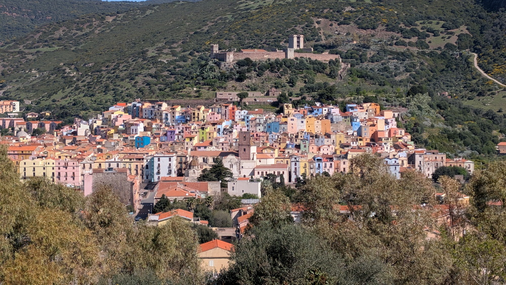Les maisons colorées de Bosa - Sardaigne