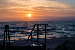 Courlande coucher de soleil sur la Balti 