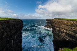 Les falaises de Downpatrick Head 