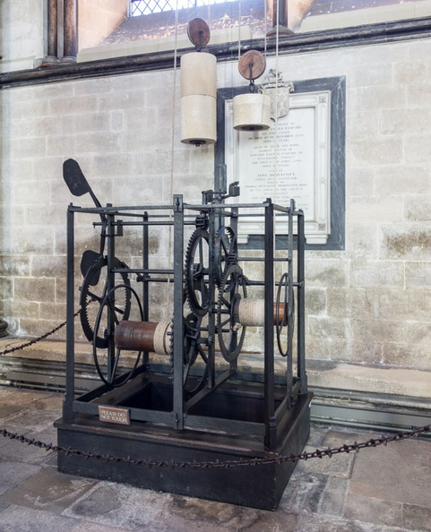 Horloge - Cathédrale de Salisbury