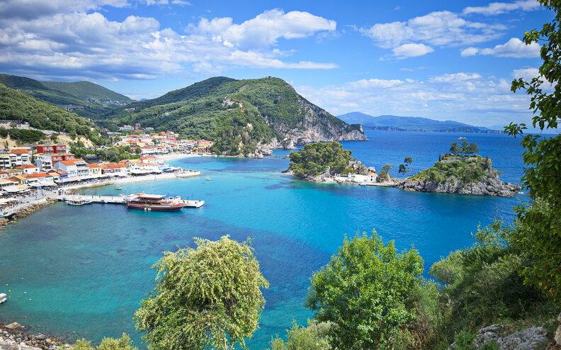 La baie de Parga