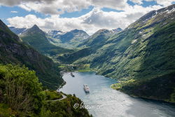 Le fjord Geiranger et le Dalsnibba